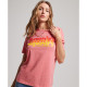 Superdry Γυναικεία κοντομάνικη μπλούζα Vintage Scripted Infill T-Shirt